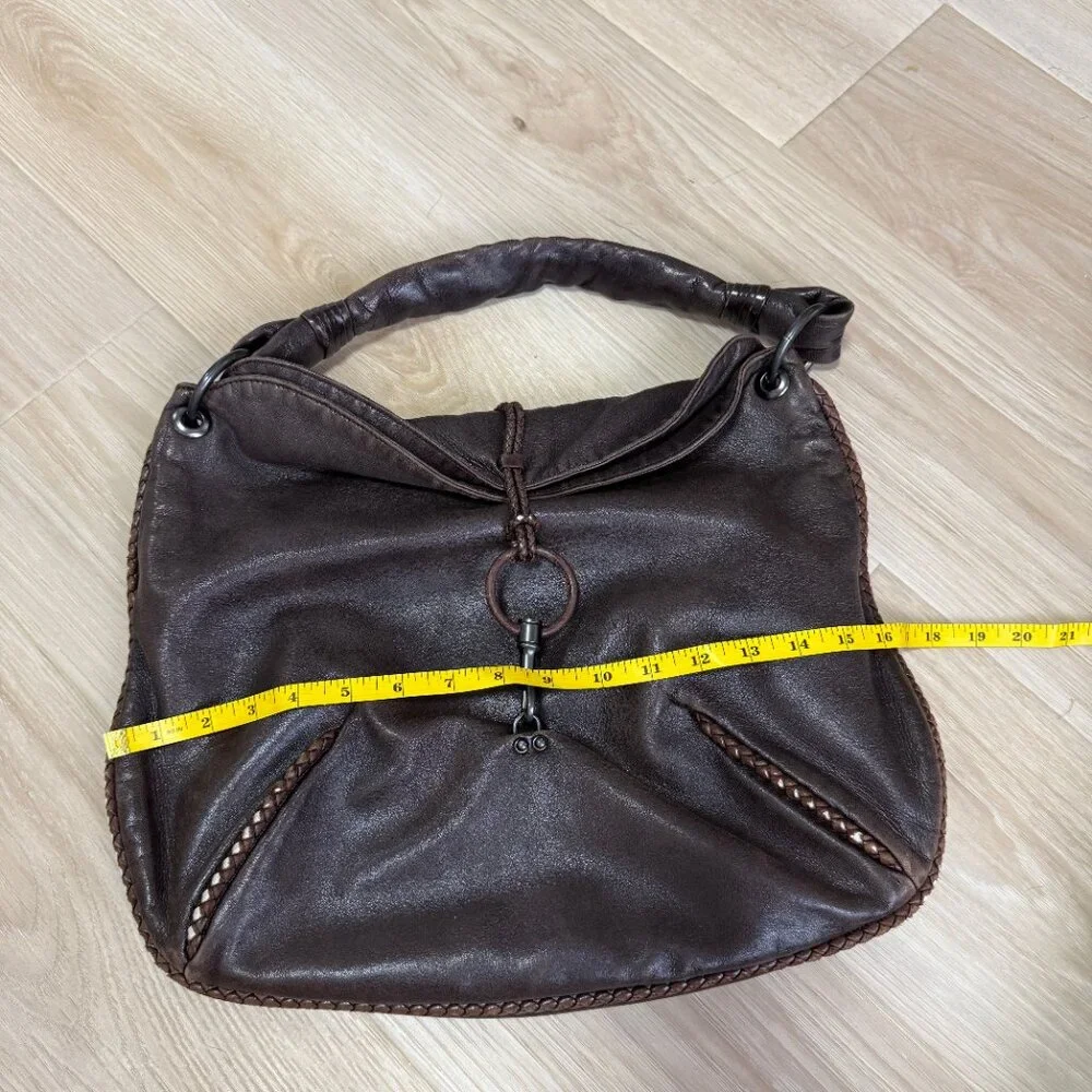 Brown Bottega Veneta Nappa Leather Hobo Bag